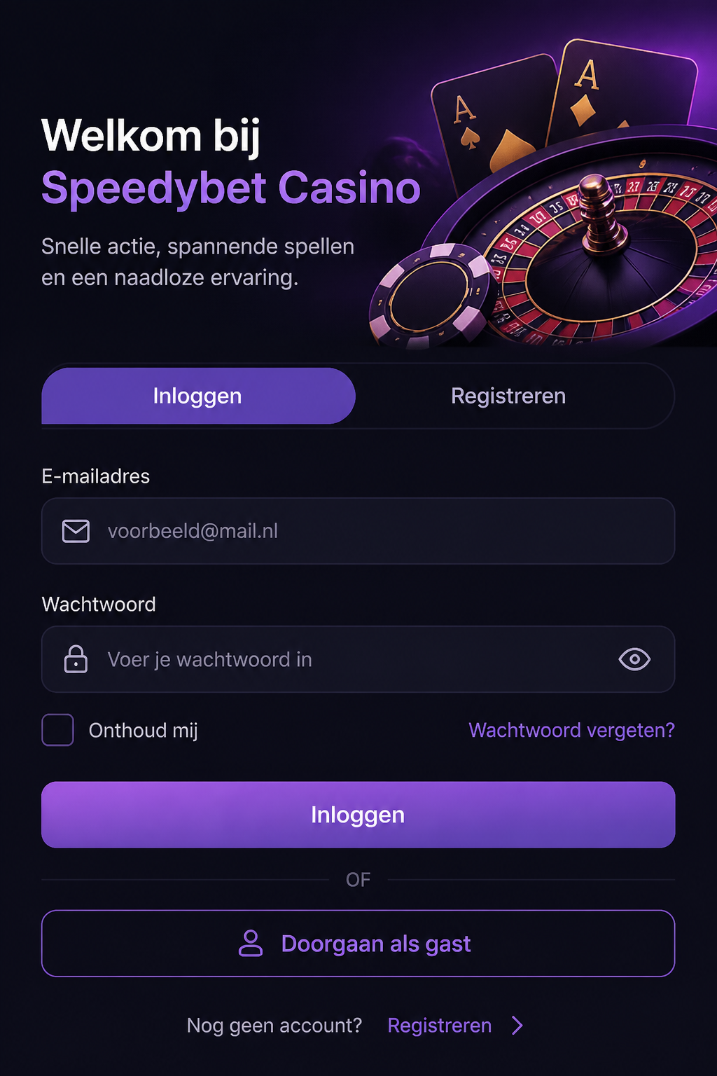 Speedybet Casino screen 3