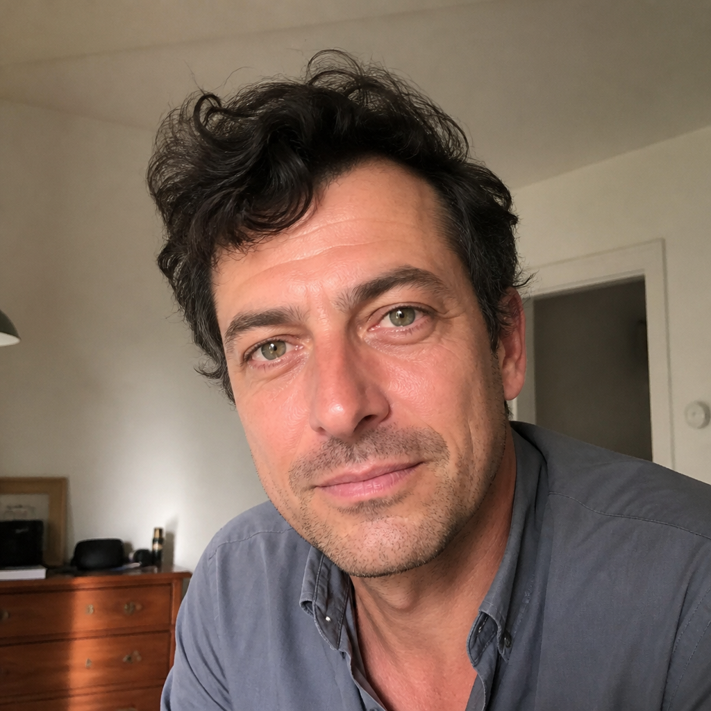 AI-generated fictional portrait